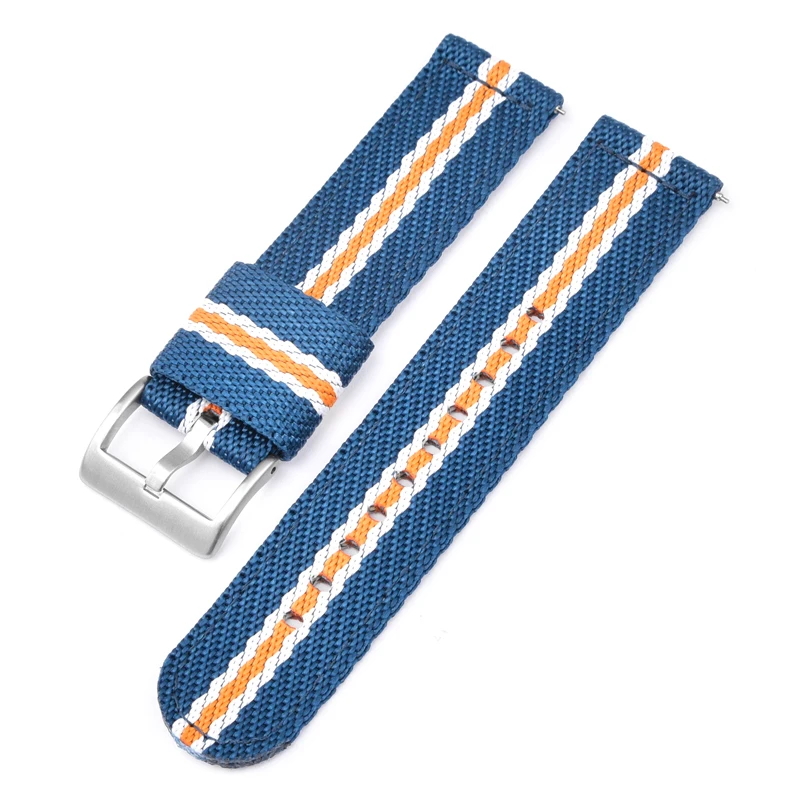 Pulseira de nylon para homens, pulseira de substituição para fossil gen 5e 44mm/gen 5 lte/gen 5, carlyle/garrett hr, 22mm