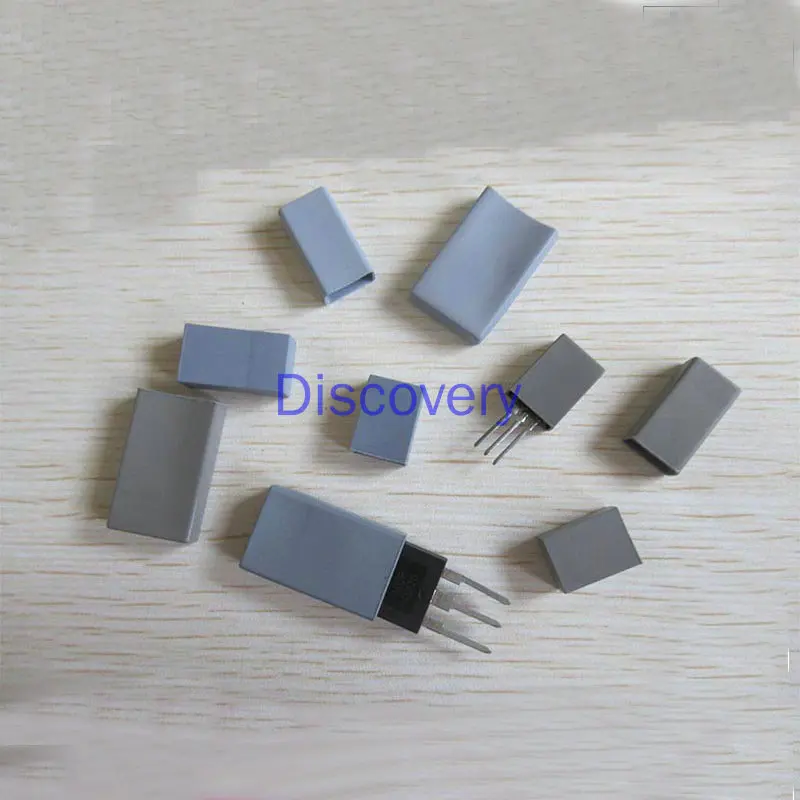 TO-3PA High Thermal Conductivity Silica Gel Cap Sleeve Insulation Cap Sleeve Heat Dissipation Silicon Rubber Cap Sleeve