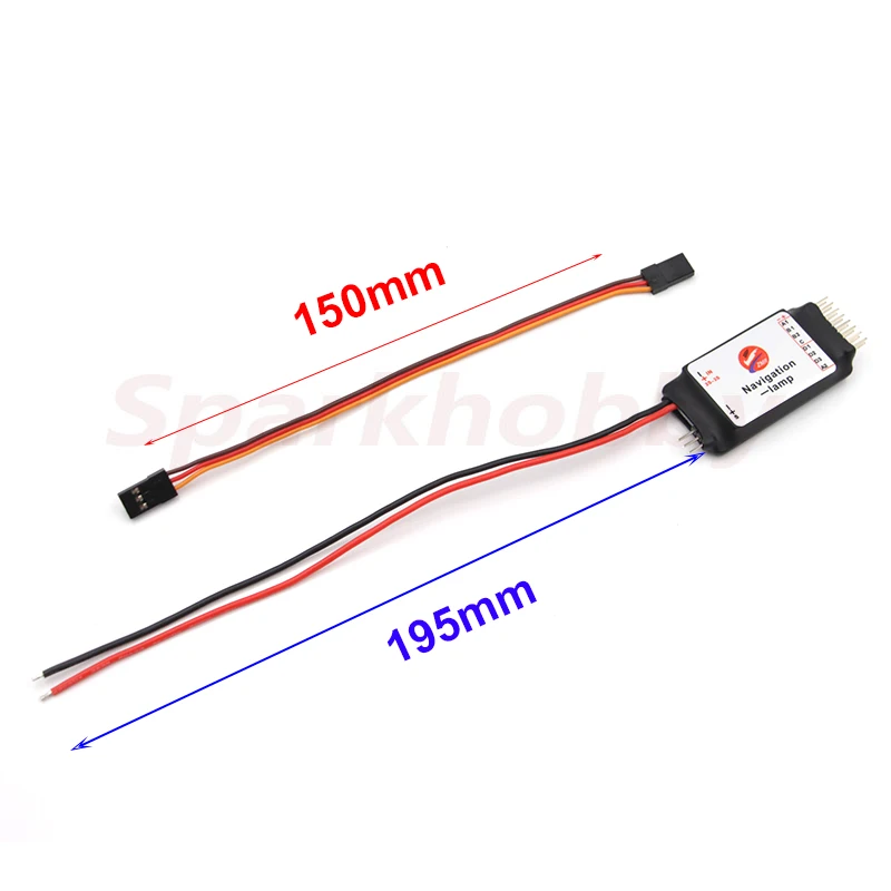 ZMR NEW Original Simulation Navigation Light 2-3S Voltage 3V LED Six Modes For FPV Fixed Wing RC Airplane Machine Parts DIY