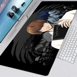 Коврик для мыши Аниме Death Note XL 700X300, HD печать, компьютерные геймеры, блокировка края, коврик для мыши XXL 900x400 мм, клавиатура, Настольный коврик для ПК