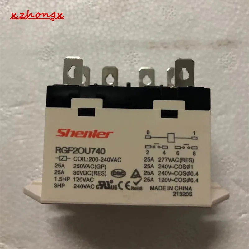 Small High Power Relay JQX-76F-TU-2A25A200V-240V6 Foot RGF SOKE