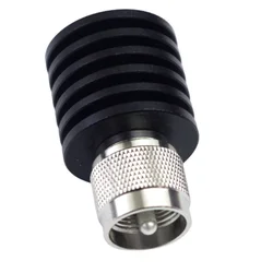 Carga ficticia Coaxial RF, Conector de enchufe macho UHF PL259 M, 10W, 25W, 50W, 100W, estilo U, 50 Ohm, DC-500MHz, 1 unidad