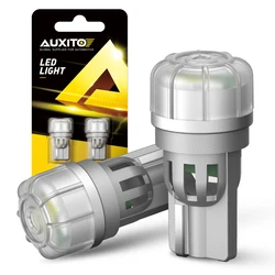 2Pcs AUXITO T10 LED W5W LED Lamp 3020 SMD 168 194 2825 Bulb for Car Interior Lighting Dome Trunk Reading Light White
