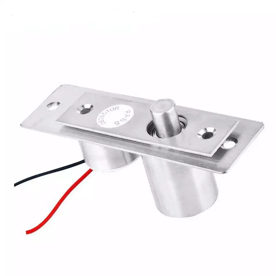 

DC12V Electric Drop Bolt Door Lock 2 Wires Easy Embed Install Sinal Feed back Induction Auto Electronic Cylinder Body