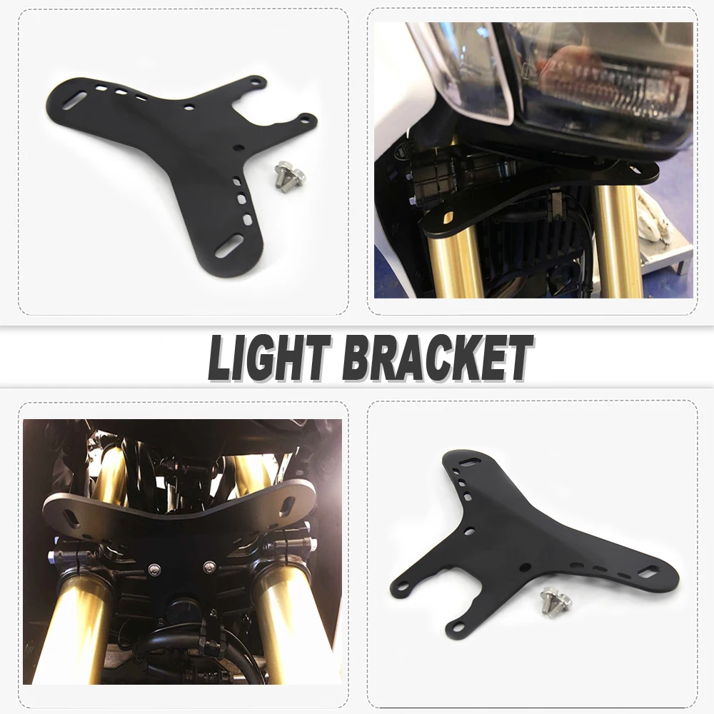 2019 2020 2021 Motorcycle Fog Lights Auxiliary Light Bracket Driving Lamp For YAMAHA Tenere 700 T700 XTZ 700