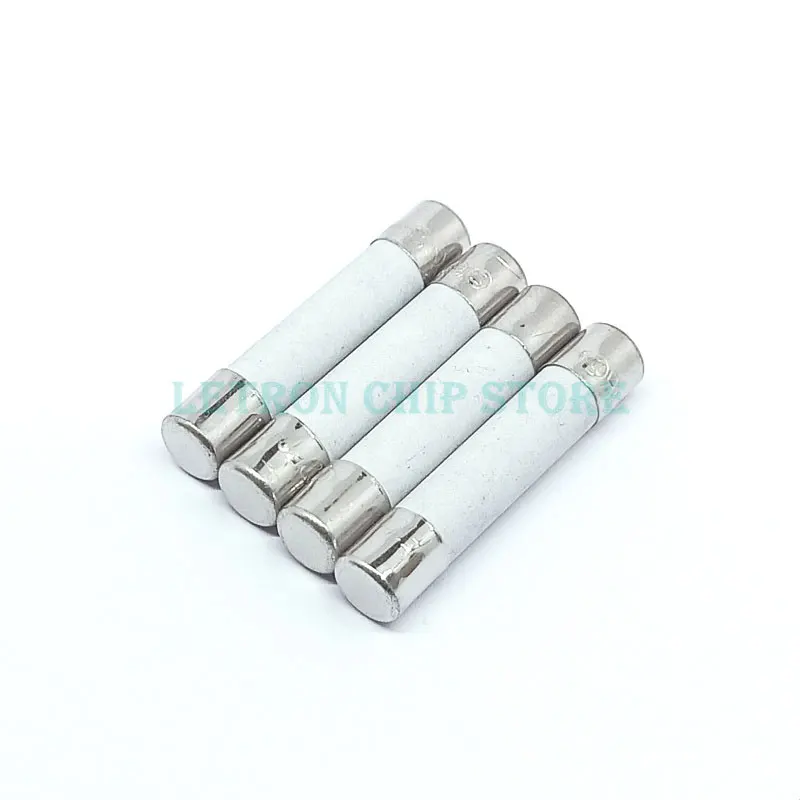 Fusible de cerámica de soplado rápido, 6x30mm, 6x30mm, 250V, 1A, 2A, 3A, 4A, 5A, 6A, 6,3a, 8A, 10A, 15A, 20A, 30A, 6X30, 6x30, 10 unidades