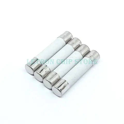 10PCS 6*30mm 빠른 블로우 세라믹 퓨즈 6x30mm 250V 1A 2A 3A 4A 5A 6A 6.3A 8A 10A 15A 20A 30A 6X30 6*30