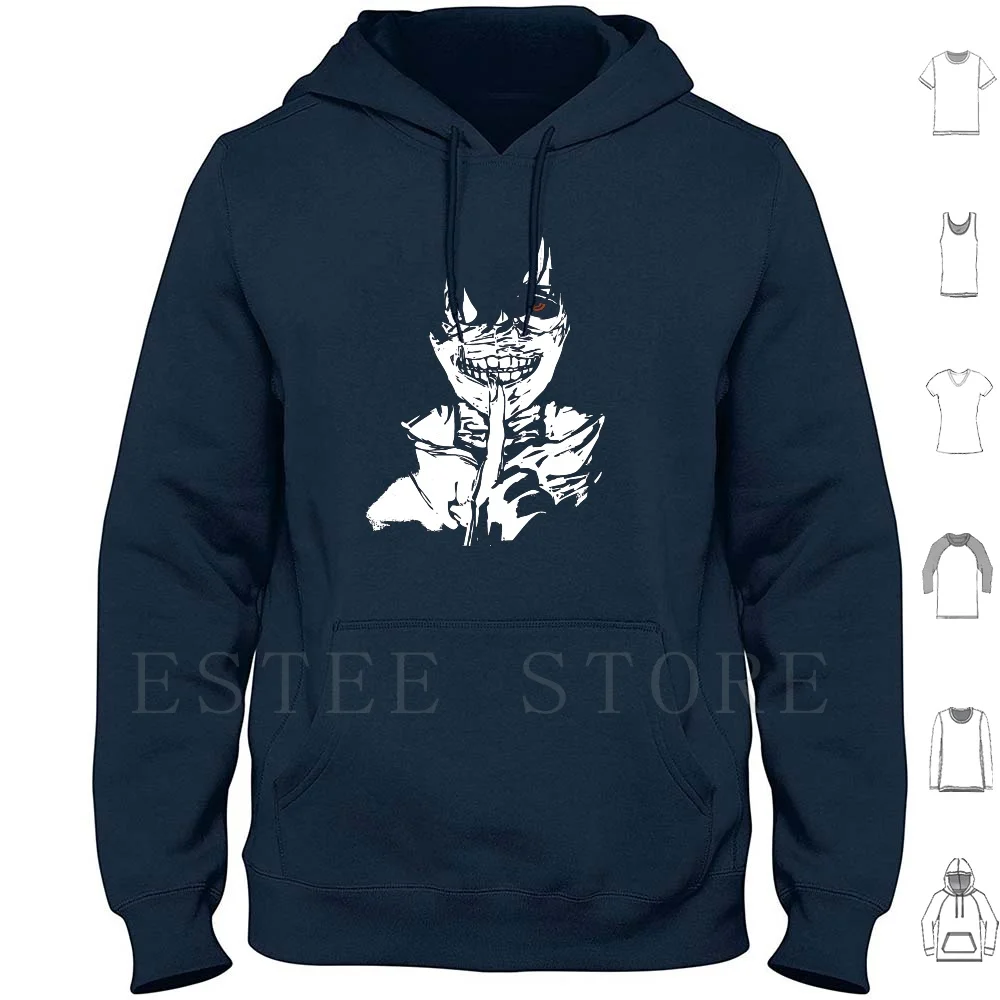 Centipede Hoodies Long Sleeve Kaneki Ghoul Anime Manga Cartoon Cool Balck And White B W Ken Kaneki Eye