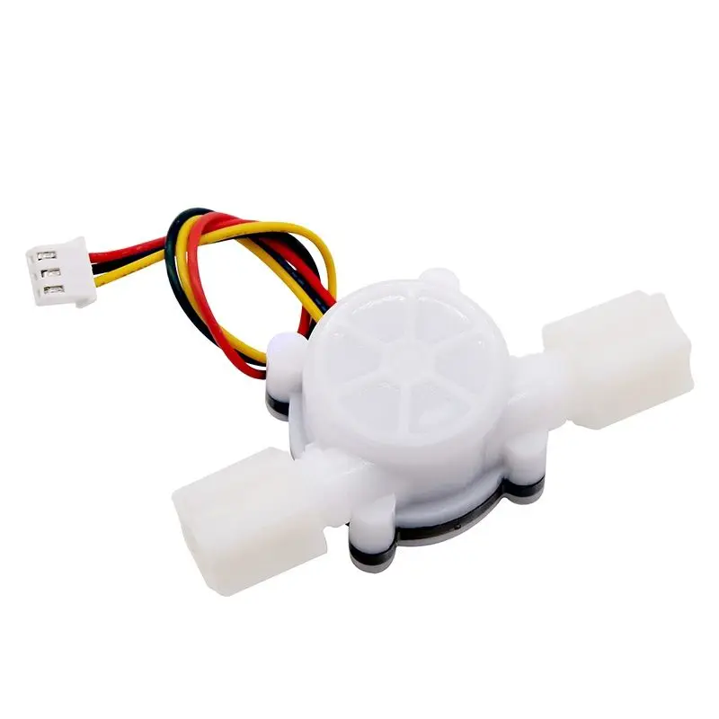 1 Pcs G1/4 Hall Effect Liquid Water Flow Sensor Switch Flowmeter Counter DC5V 0.3-6L/min White YF-S402 0.8MPa