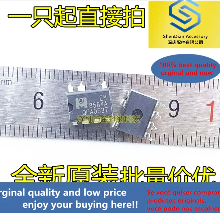 

10pcs only orginal new EM8564A 8564A DIP7 pin power chip can be used for straight shooting