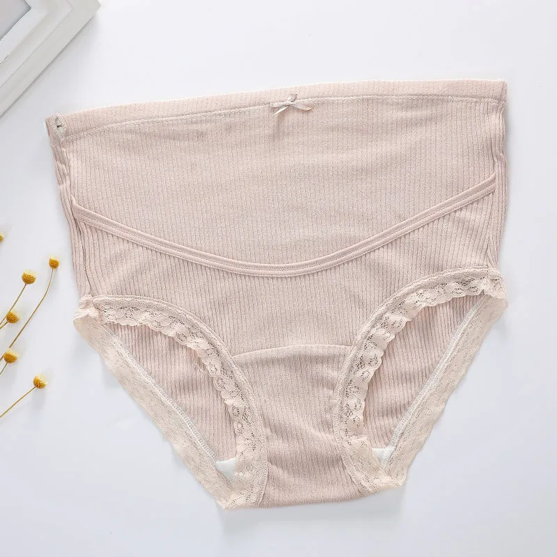 2 Types Cotton Shorts Panties for Pregnant Women Plus Size Maternity Briefs High Waist Adjustable Underwear Clothing