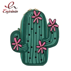 Fun Cactus Shape Cute Girl Crossbody Bag Fashion Women Purses and Handbags Chain Strap Unique Shoulder Bag Casual Clutch 2021