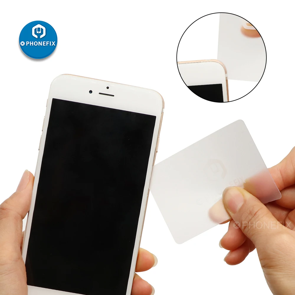 Phonefix cartão de plástico de tela de lcd, raspador de abertura de tela para iphone ipad samsung tablet notebook pc ferramentas de reparo