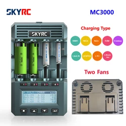 Oryginalna ładowarka SKYRC MC3000 BT inteligentna aplikacja sterowanie PC multi-chemia uniwersalny ekran LED NiMH NiCd Li-ion LiFePO4 AAA