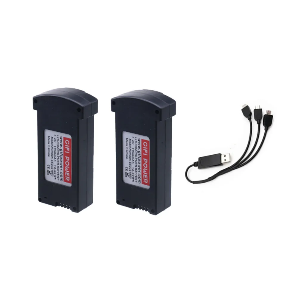 7.4V 1850mA LiPo Battery For E520 E520S RC Quadcopter Drones Spare Parts Original 7.4v lithium battery and charger set