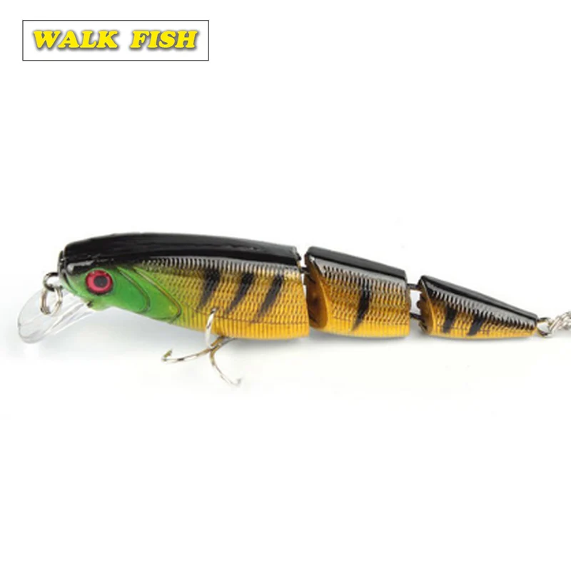 Walk Fish 1Pcs 10.5cm 15g Japan Wobbler 3-sections Fishing Lures Minnow Swimbait Crankbait