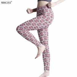 NDUCJSI – Leggings taille haute pour femmes, pantalon de Yoga, de Sport, Sexy, imprimé, de Fitness, Push-Up, de course à pied