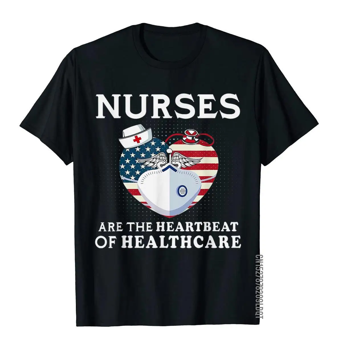 Funny Nurse Hearting Shirt For Women Girls Love Nursing Day T-Shirt Hip Hop T Shirt Retro Cotton Men T Shirt Family