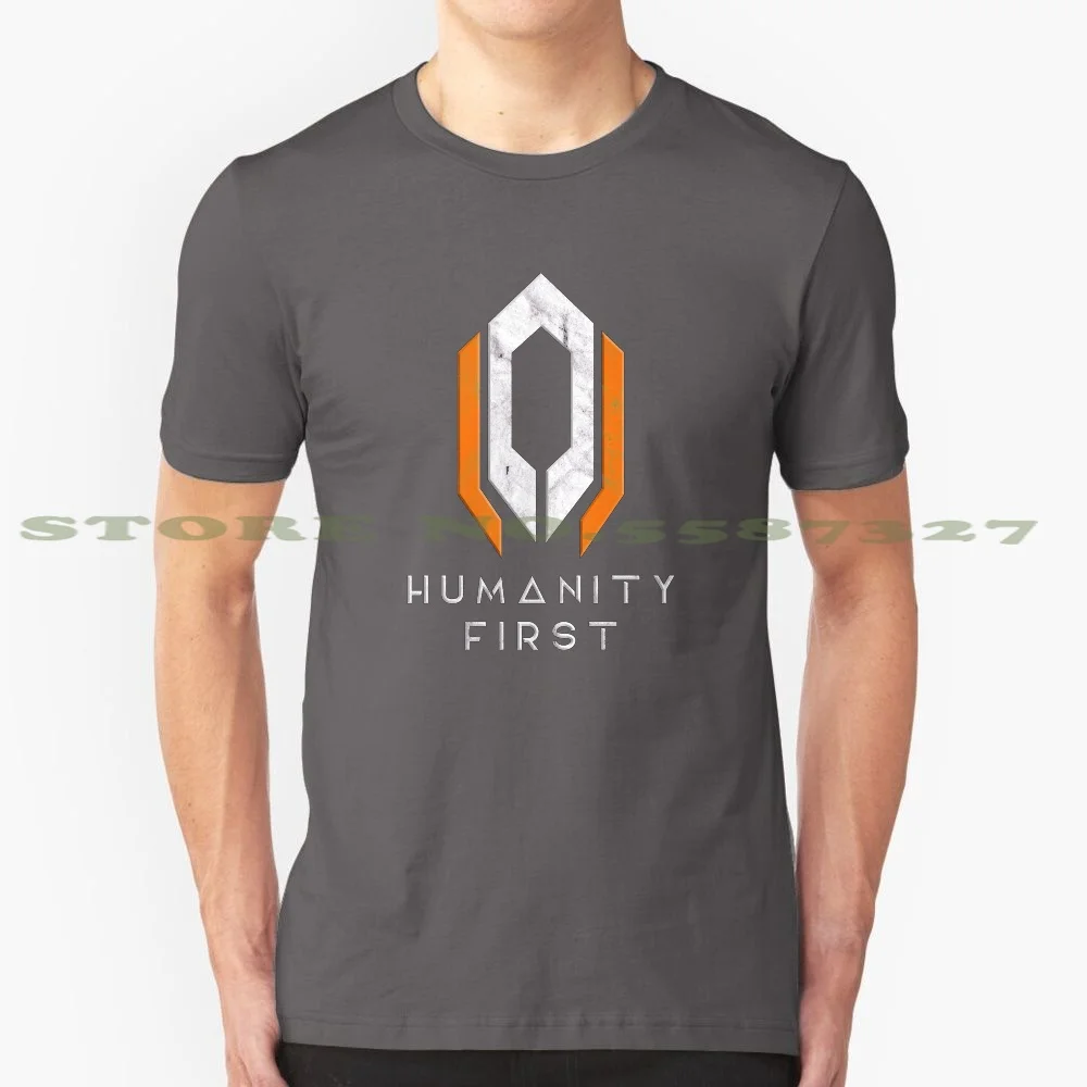 Cerberus Humanity First Logo Inspired By Mass Effect 100% Pure Cotton T-Shirt Mass Effect Logo Symbol Commander Shepard