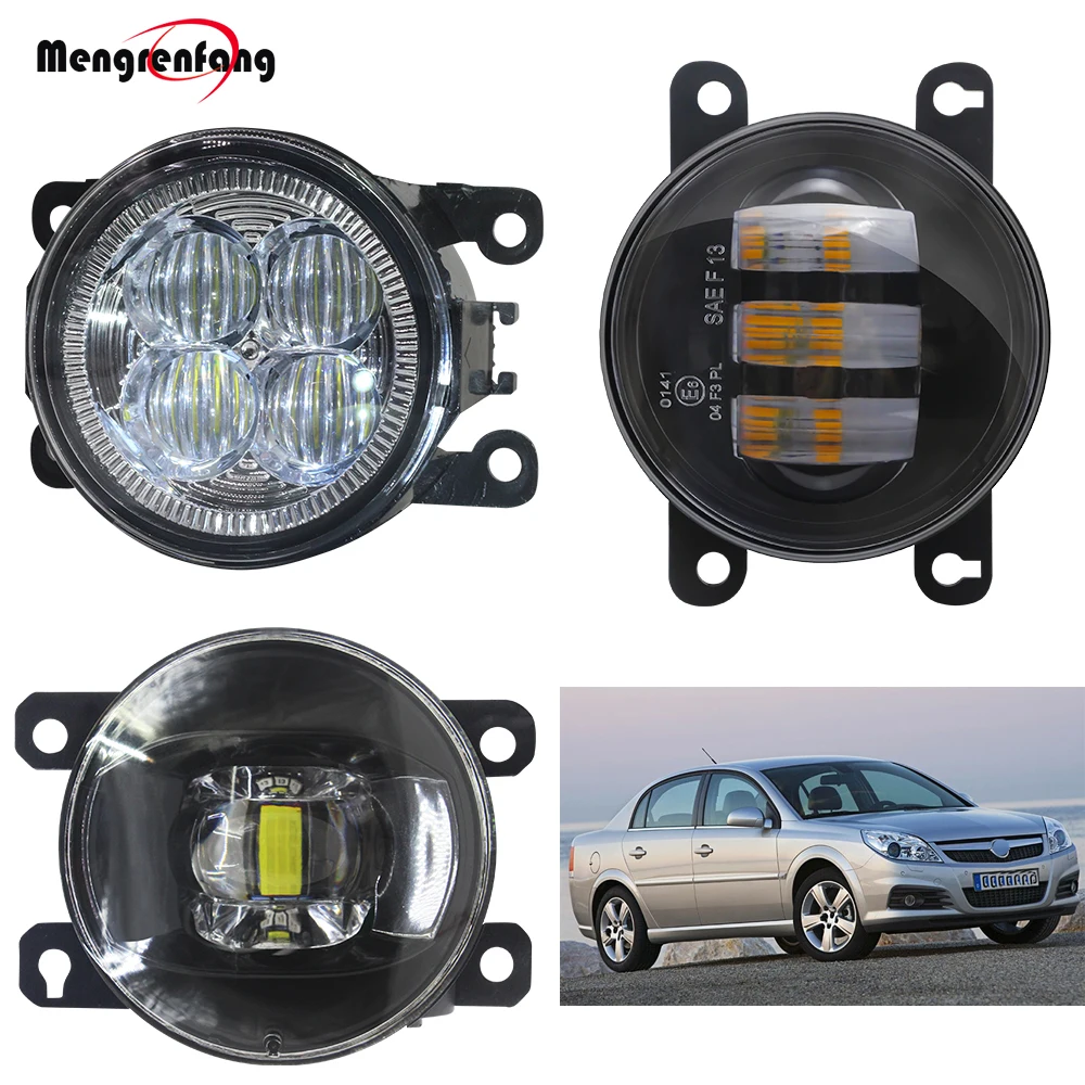 Car Front Bumper Fog Light LED Lens Fog Lamp Daytime Running Light 12V For Opel Vectra C 2002 2003 2004 2005 2006 2007 2008