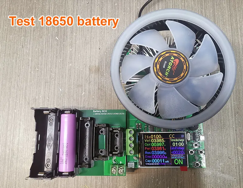 Imagem -04 - Caixa de Armazenamento do Teste do Suporte da Caixa da Bateria Terminal 4-wire 18650 26650 14505 14340 1425 para Dl24p Abs