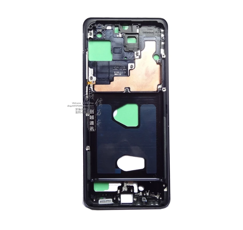 1 buah untuk Samsung Galaxy S20 Ultra G988F G988B S20 Plus G985F G985 G980 G980F Lcd bingkai pelat tengah kerangka Bezel depan