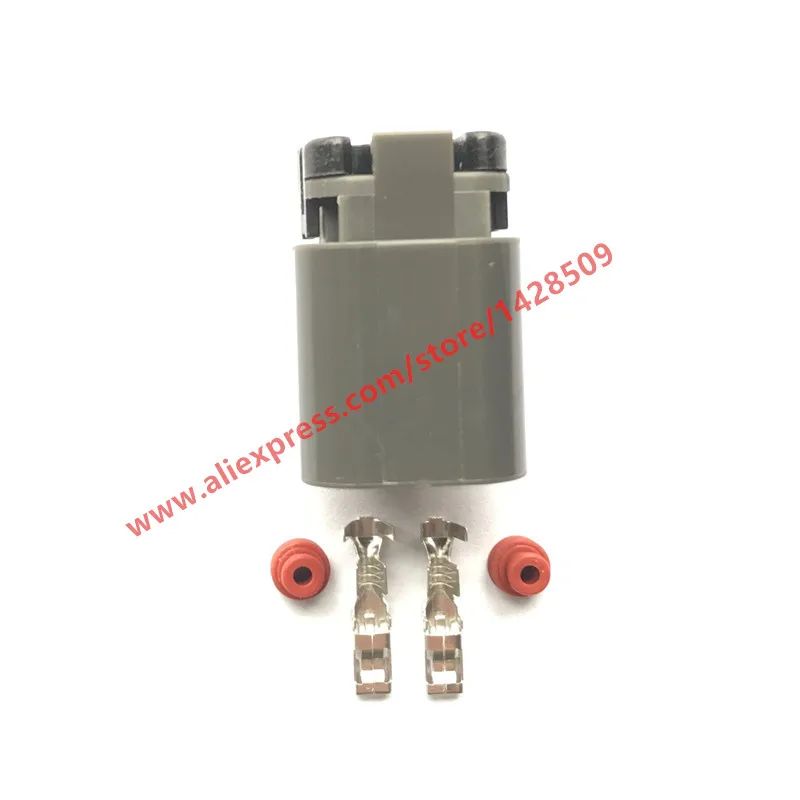 1 Set 7122-1824-40 Fan Socket For Car Automotive Connector 2 Pin Auto Plug With Terminals And Seals