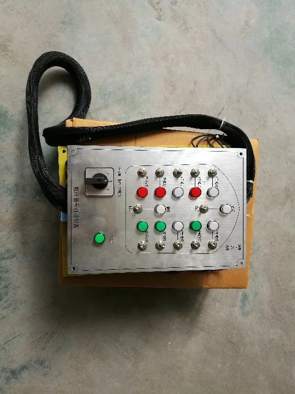 Marine stainless steel embedded signal lamp control box 10 ways ZC certification 24V / c220v can be customized