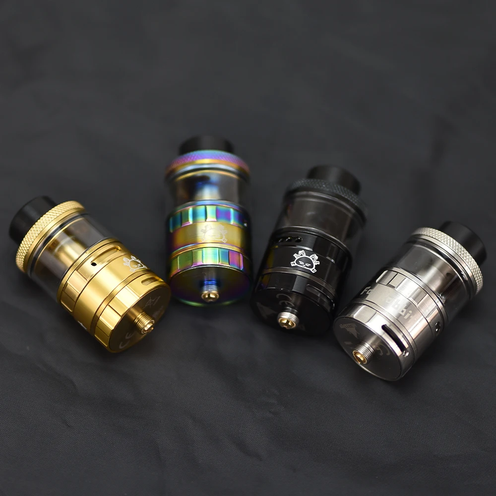 Лидер продаж, бак Fat Rabbit RTA, 5,5 мл, одна двойная катушка, диаметр 28,4 мм, бесступенчатая конструкция, 810 капельный наконечник, электронная сигарета
