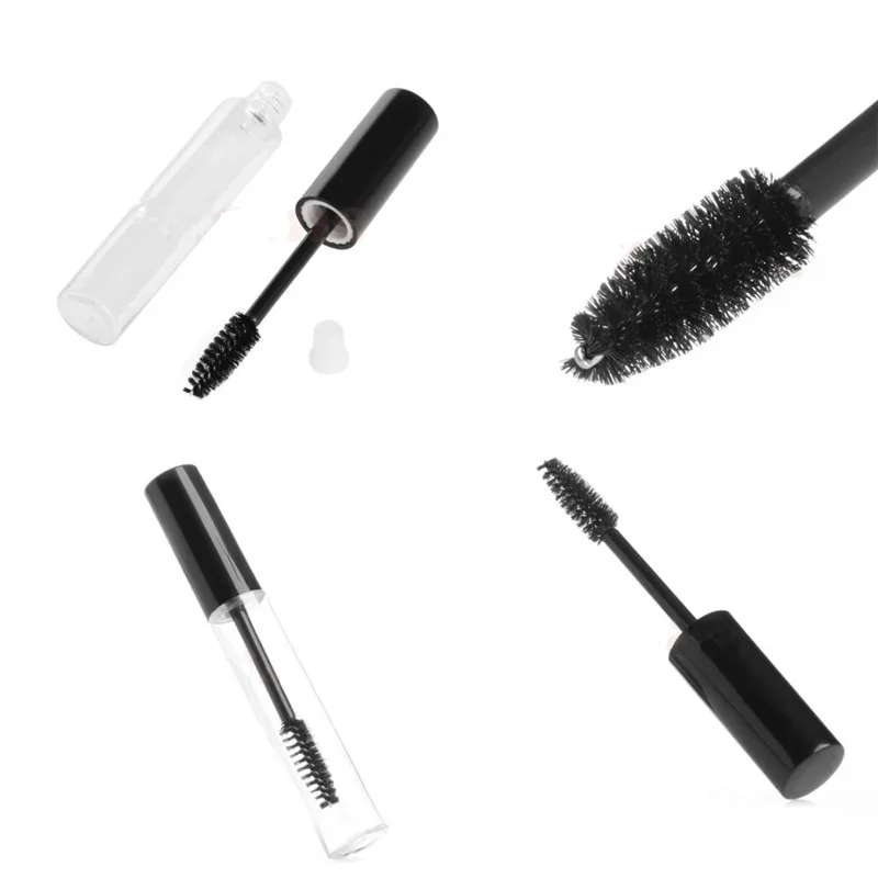 1pcs 10ml Empty Eyelashes Tube Mascara Tube Vials Bottle Tool Fashion For Castor Oil DIY Mascara Container Set With Silver Cap