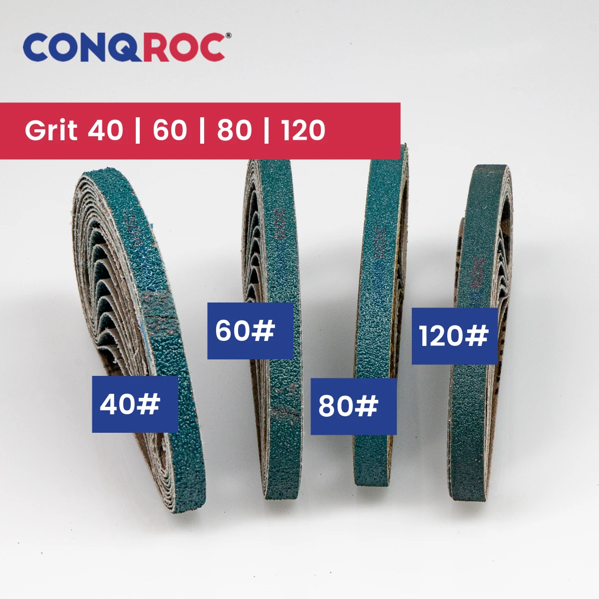 25 piezas 10x330mm correas de lijado circonita de alúmina fundida 3/8 \