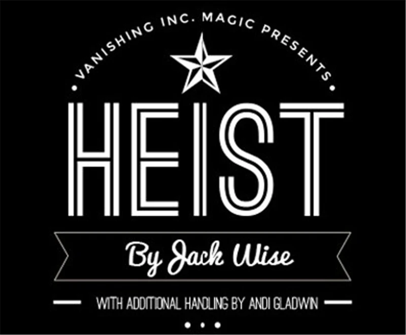 

Heist By Jack Wise And Vanishing Inc. - Magic Tricks Illusions Stage Mentalism Party Magic Accessories Comedy