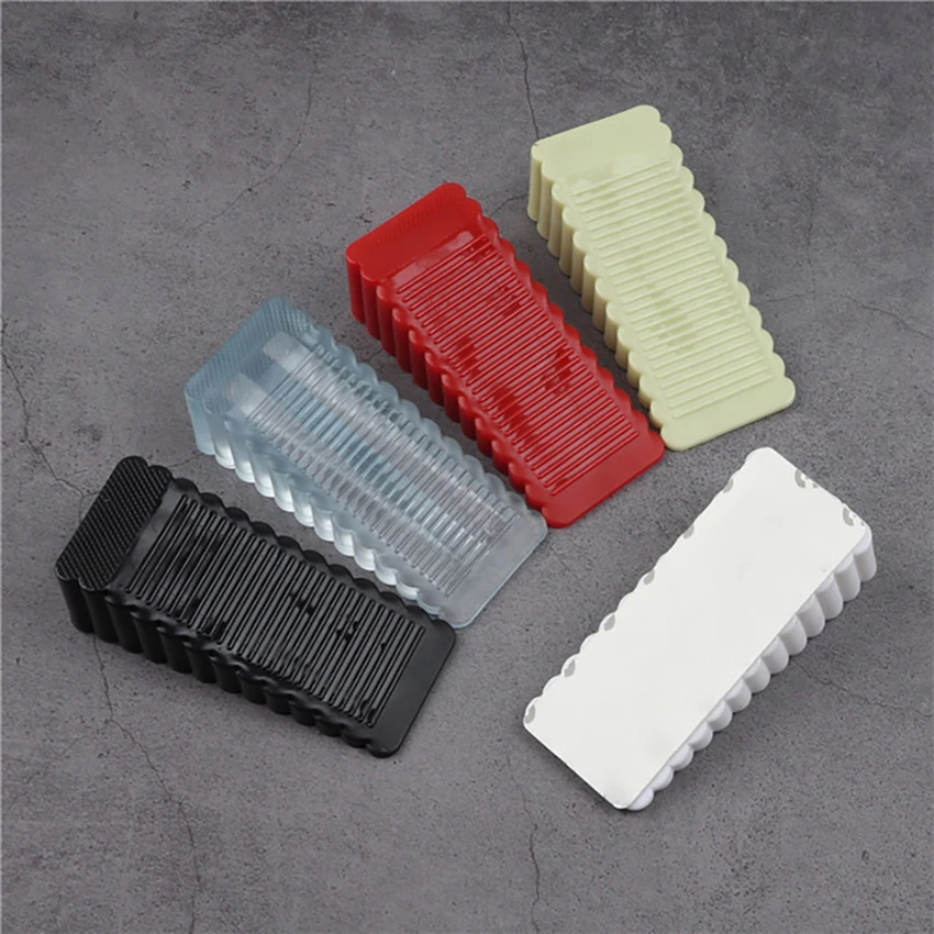 1Pc Windproof Door Plug Block Children Protector Safety Door Card, Anti-collision Silicone Study Bedroom Door Stops Stopper