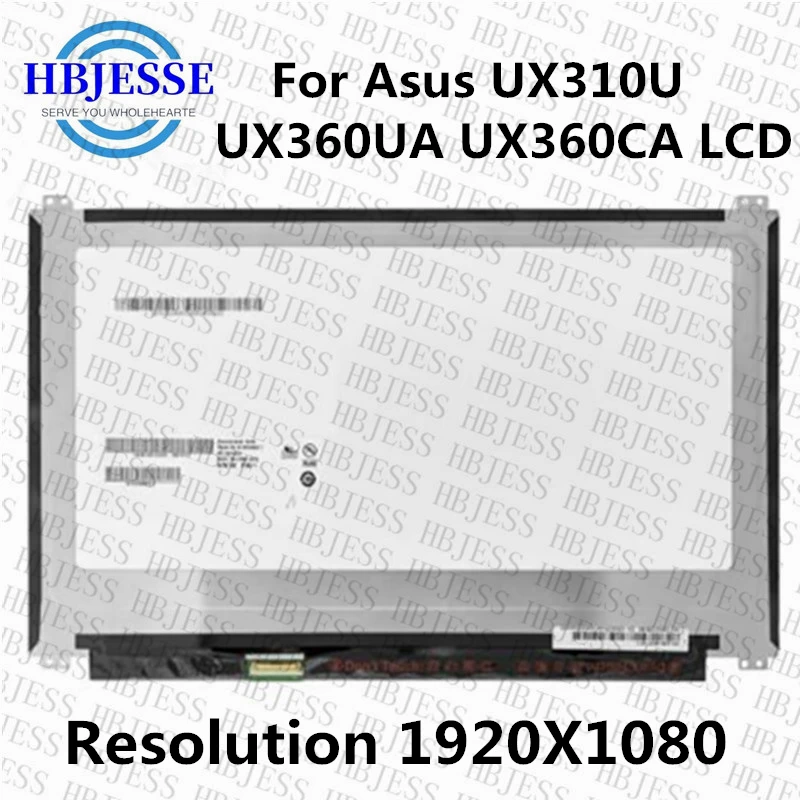 

13.3" IPS LED LCD Display B133HAN02.1 B133HAN02.7 for ASUS UX305 UX360CA UX360UA UX310U LCD Screen FHD IPS 30pin EDP 1920*1080