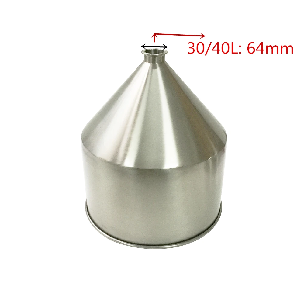 40L/30L Hopper Tank 304 Stainless Steel for Paste Liquid Filling Machine Hopper Food Grade Hopper