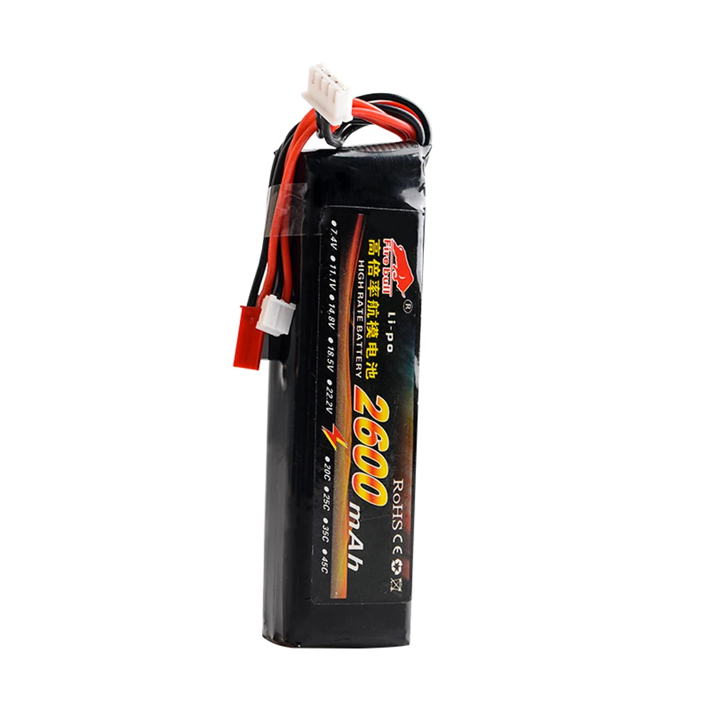 جهاز إرسال RC 11.1 فولت 2600mAh 8C 3S بطارية ليثيوم بولي RC لـ والكيرا ديفو 7 ديفو 10 DEVO12E F12E WFLY9 RadioLink AT9 AT10