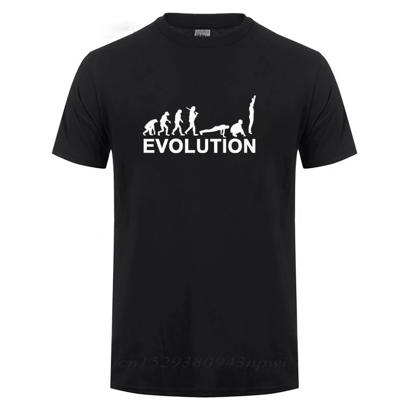 Evolution Burpees Instructor Crossfit T-Shirt Funny Birthday Gift For Men Dad Father Husband Short Sleeve O Neck Cotton T Shirt