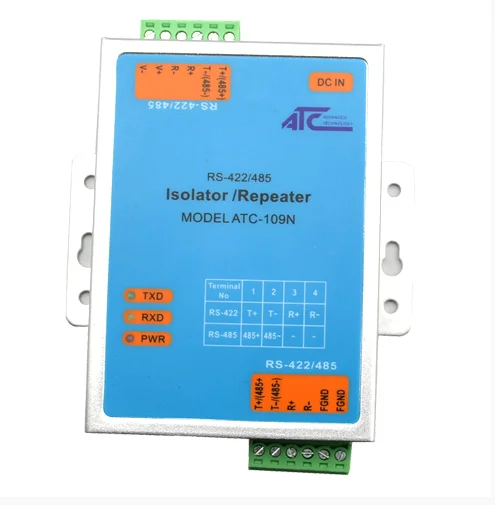 ndustrial Class Wall-mounted RS-485/422 Photoelectric Isolation Data Repeater ATC-109N Relay Signal Enhancement Receive