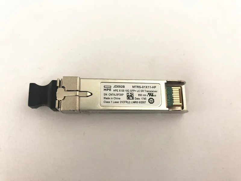 

Новый запас JD092B X130 SR SFP + 500M 850NM 10GB модуль, один год гарантии