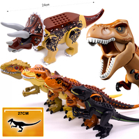 MOC Jurassic Dino World Brachiosaurus Building Kits Bolcks Bricks Dinosaurs figures Raptor Dinosaurios Park Toys  for kids gifts
