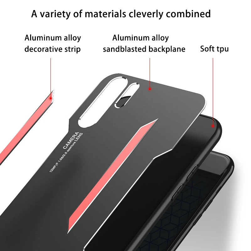 Thin Aluminum Alloy Thin Matte Case For Huawei P20 P20pro P30 P40 P50 P60 P70 Mate20 Mate20X Mate30 40 50 60 Metal Back Cover