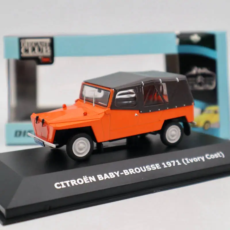 IXO 1/43 Citroen 2CV of the World Baby Brousse 1971 Ivory Cost Diecast Models Collection Limited Edition Toys Car