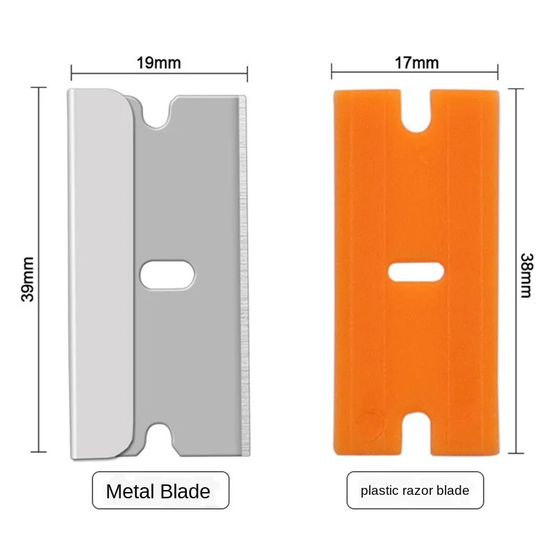 ใหม่ Mini เซรามิคแก้วเตาอบทำความสะอาดมีดโกน Scraper + มีดโกนใบมีด Window Tint คาร์บอนไฟเบอร์ไวนิลรถ Wrap Squeegee สติกเกอร์ remover