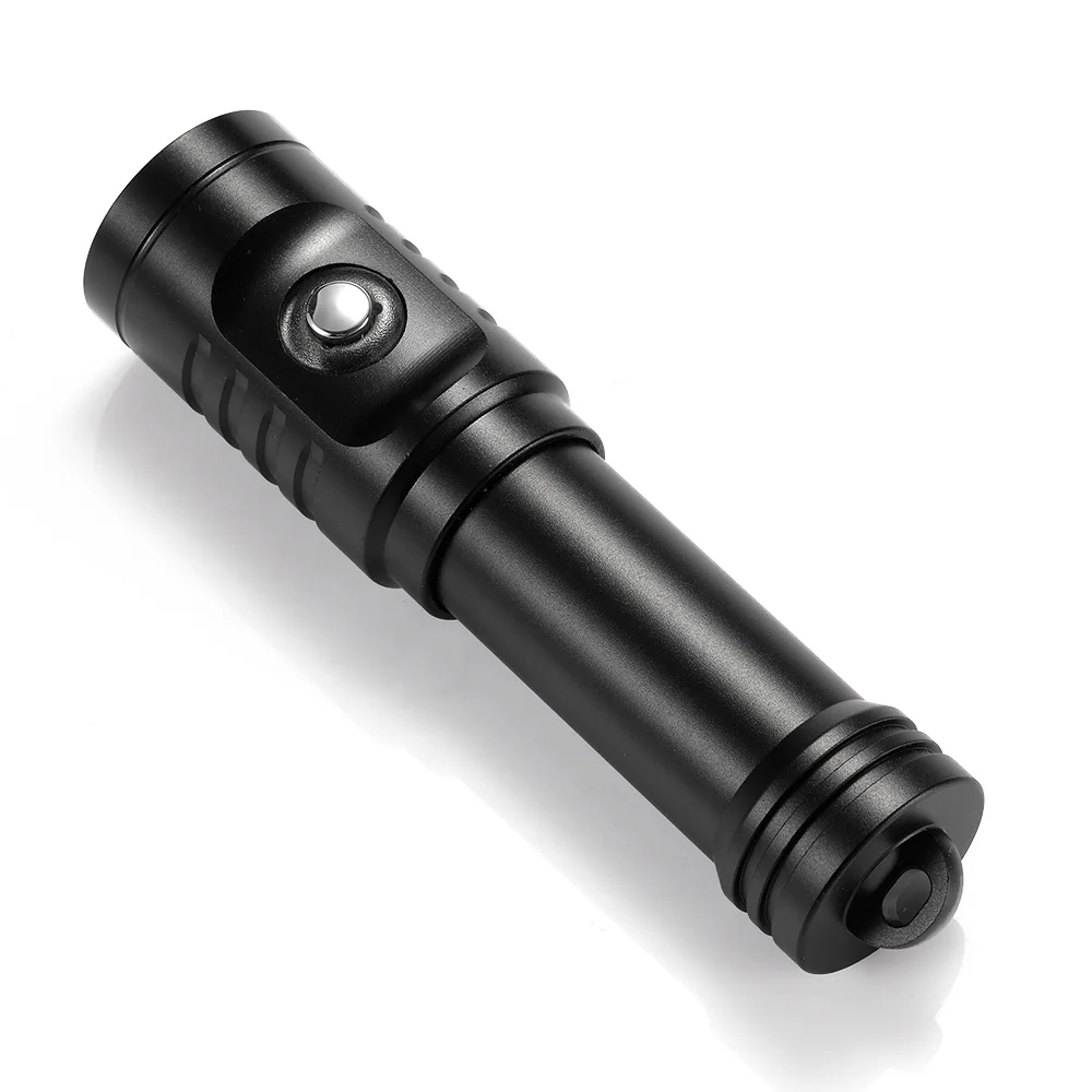 LED Waterproof Diving Flashlight L2 Underwater 80M Diver Tactical Torch Portable 18650 Battery Dive Lamp