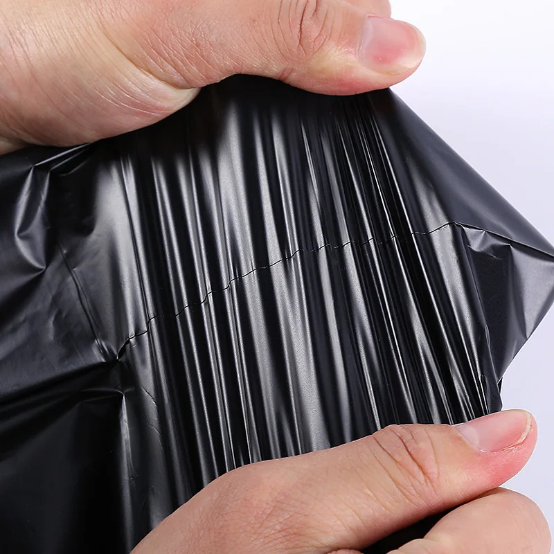 100Pcs Black Smooth Nieuwe Pe Plastic Poly Opbergtas Envelop Mailing Zakken Zelfklevend Seal Plastic Pouch Verzending Tassen mailer