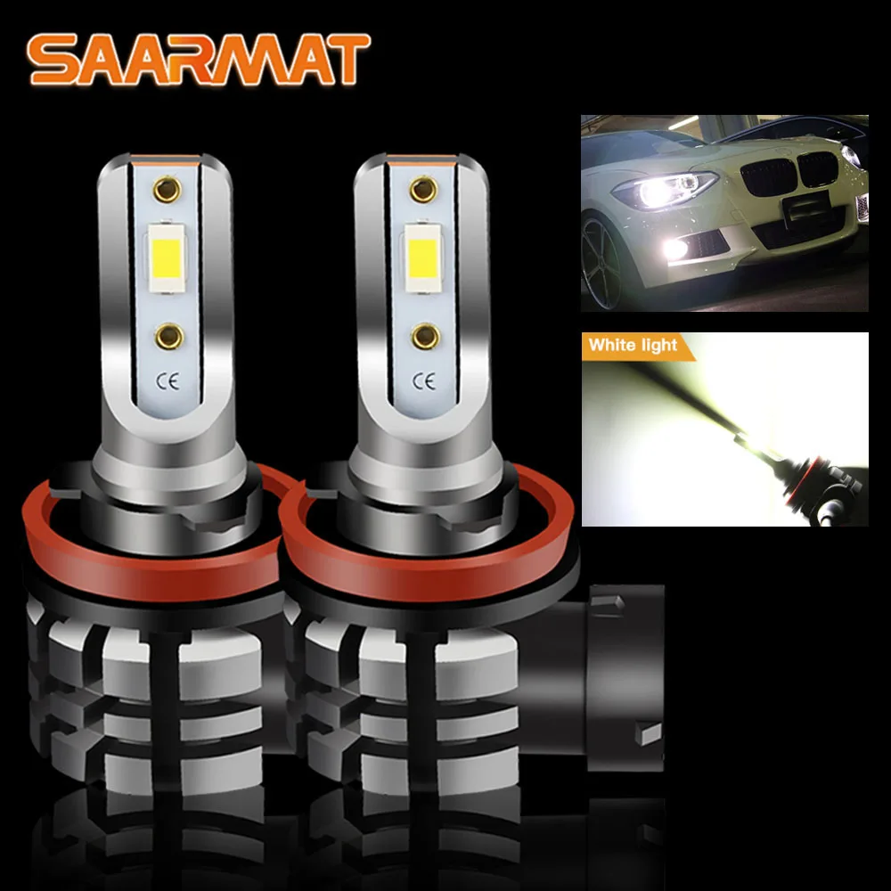 

2x H8/H9/H11 LED Bulb Fog lights 12v 20W For BMW E38 E39 E53 E70 E46 E36 E90 E60 E34 E87 E91 E92 X3 X5 X6 X7 M3 M5 Z4 Z3 F10 F20