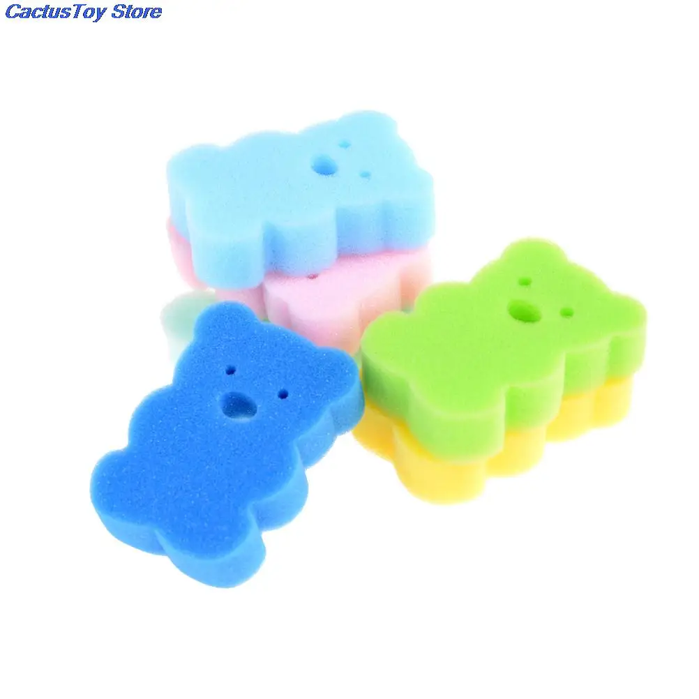 New Baby Infant Shower Wash Bath Brushes Towel Accessories Child Bath Brushes Sponge Rub Sponge Cotton Rubbing Body