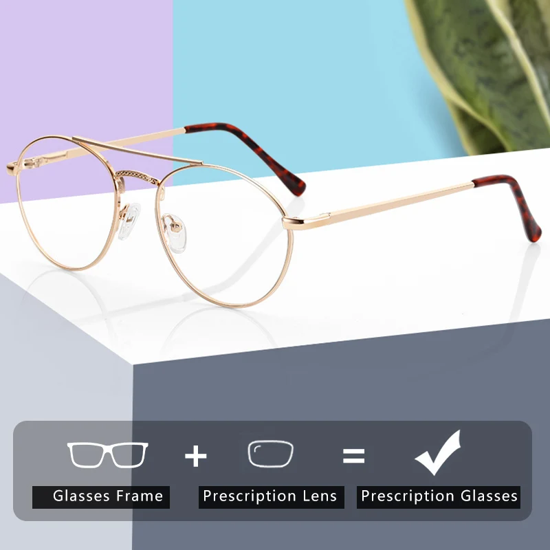 

BLUEMOKY Alloy Progressive Prescription Eyeglasses Men Women Myopia Optical Spectacles Prescription Photochromatic Glasses Frame