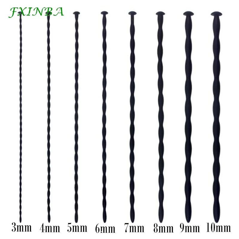 FXINBA 1/4Pcs Silicone Urethral Catheter Dilator Stimulation Sex Toys for Men Gay Sounding Penis Plug Insert Urethra Catheter