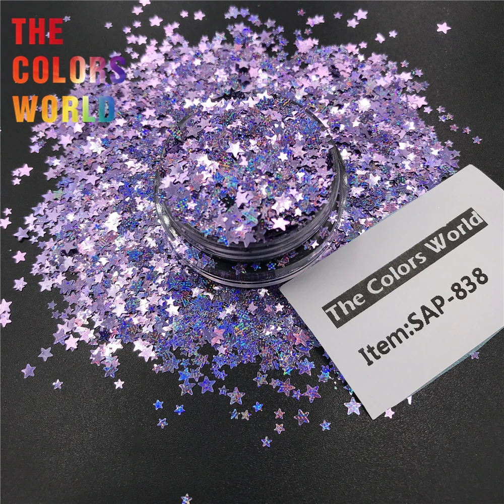 TCT-377  Winking Star High Flash Shinning Laser Color Nails Glitter Nail Art Decoration Tumblers Craft DIY Accessoires Festival